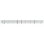 vidaXL Clôture en treillis métallique vert 2 2x25 m acier galvanisé