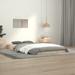 vidaXL Cadre de lit sans matelas 100x200 cm bois massif de pin