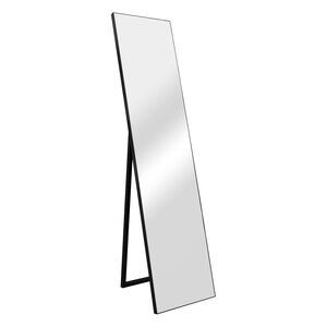 Miroir sur pied barletta psyché inclinable 150 x 35 cm noir 03_0007970