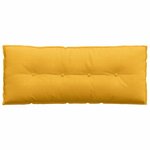 vidaXL Coussin de Dos Jaune clair 120 x 50 cm Tissu en velours côtelé