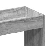 vidaXL Buffet haut sonoma gris 92x33x100 cm bois d'ingénierie