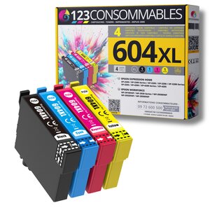 604XL - Pack 4 cartouches Epson 604XL compatibles XP-2200 XP-3200 XP-4200