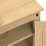 vidaXL Armoire à chaussures Corona 86x38 5x108 cm bois de pin massif