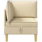 vidaXL Sofa avec rangement Tissu
