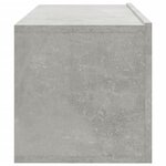 vidaXL Meubles TV 2 Pièces Gris béton 100x30x30 cm Bois d'ingénierie