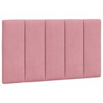 vidaXL Cadre de lit sans matelas Hanko rose 90x200 cm velours