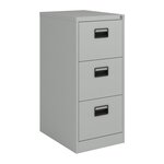 Caisson de bureau armoire meuble de rangement acier 103 x 45 x 62 cm gris 03_0009116