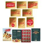 Monnaie THROUGH THE DECADES Coca Cola Set 12 Or 3000 Francs Chad