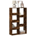 vidaXL Bibliothèque chêne fumé 100x33x155 5 cm bois d'ingénierie
