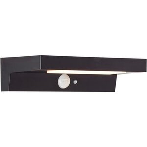 Applique extérieure LED et solaire détecteur de mouvement 4 W - Noir