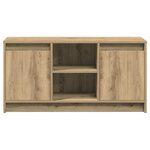 vidaXL Meuble TV Marron 100 x 34 x 50 cm Bois d'ingénierie