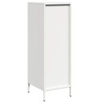 vidaXL Buffet haut blanc 39x35x103 5 cm acier