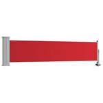 vidaXL Auvent latéral rétractable de patio 60x300 cm Rouge