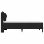 vidaXL Cadre de lit avec tête de lit Noir 100 x 200 cm Velours