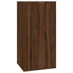 vidaXL Ensemble de meubles TV 2 Pièces Chêne marron Bois d'ingénierie