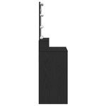 vidaXL Coiffeuse Chêne noir 80 x 41 x 144 5 cm Bois d'ingénierie