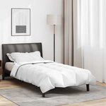 vidaXL Duvet d'hiver Blanc 140 x 220 cm Bas