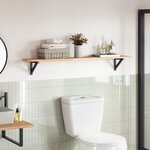 vidaXL Dessus de table rectangulaire 120x20x2 cm bois massif d'acacia