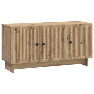 vidaXL Meuble TV 99 x 34 5 x 50 cm Chêne artisanal Bois d'ingénierie