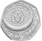 Monnaie ONE RING Lord of the Rings Metal 50 Pence United Kingdom 2026 (PRÉCOMMANDE)