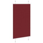 vidaXL Store plissé rouge bordeaux 70x150 cm largeur du tissu 69 4 cm