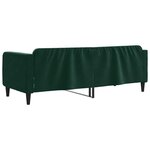 vidaXL Lit de repos sans matelas vert foncé 80x200 cm velours