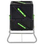 vidaXL Composteur à tambour 60x58x74 cm 105 L Polypropylène