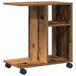 vidaXL Table d'appoint Bois ancien 50 x 30 x 55 cm Bois d'ingénierie