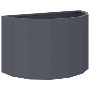 vidaXL Jardinière Anthracite 60 x 30 x 35 cm Acier