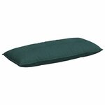 vidaXL Coussin de Dos Vert foncé 120 x 19 x 50 cm tissu