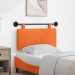 vidaXL Tête de lit suspendue Tissu en velours côtelé
