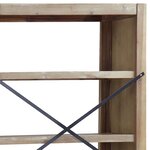 vidaXL Bibliothèque 5 niveaux 80x30x140 cm Bois solide d'acacia