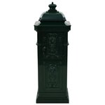 Boîte aux lettres à pilier Aluminium Vintage antirouille Vert