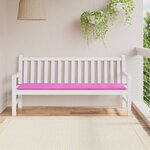 vidaXL Coussin de Banc de Jardin Rose 180x50x4 cm Tissu Oxford