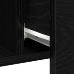 Buffet vidaXL Chêne Noir 100x36x60 cm Bois d'ingénierie