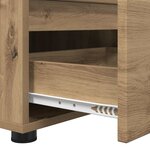 vidaXL Meuble TV Chêne artisanal 100 x 48 x 43 cm Bois d'ingénierie
