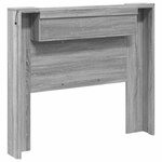 vidaXL Tête de lit Gris Sonoma 120 x 16 5 x 103 5 cm Bois d'ingénierie