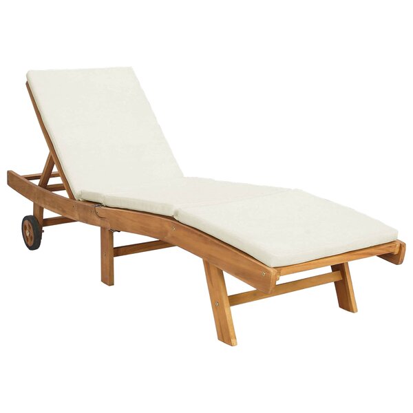 vidaXL Transat Polyester Marron et crème