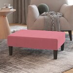 vidaXL Repose-pied Rose 78x56x32 cm Velours