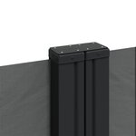 vidaXL Auvent latéral rétractable anthracite 160x1200 cm