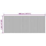 vidaXL Cloison de séparation naturel 165x400 cm bambou