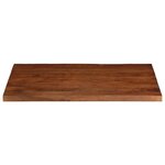 vidaXL Dessus de table 100x80x2 5cm rectangulaire bois massif récupéré