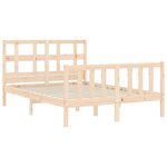 vidaXL Cadre de lit sans matelas 120x200 cm bois de pin massif