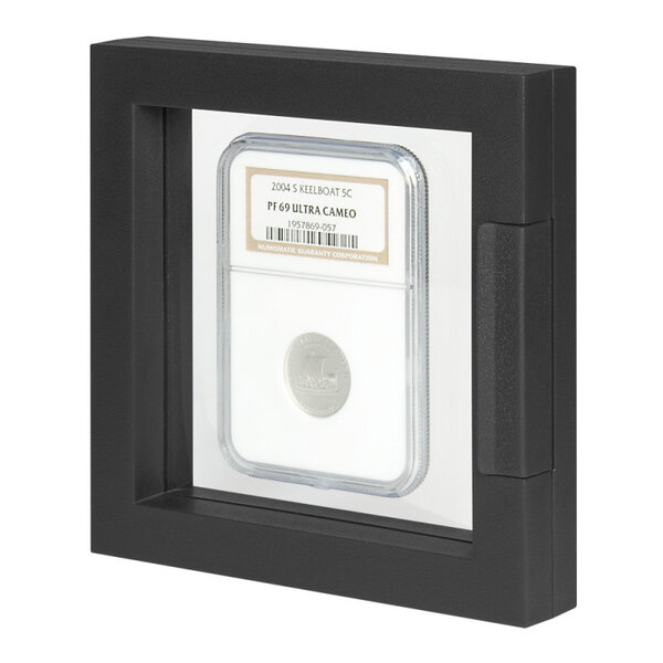 Cadre Nimbus Eco pour objets de collections. Couleur - Noir
