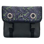 Willex Sacoches de vélo Eco 30 L Tarpaulin vert et noir