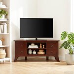 vidaXL Meuble TV Marron 100 x 40 5 x 46 cm Bois de Mahogany Massif