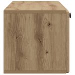 vidaXL Meuble TV mural 98 x 31 x 30 cm Chêne artisanal
