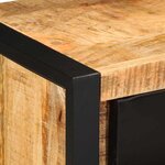 vidaXL Armoire à tiroir 50x35x70 cm bois de manguier massif brut