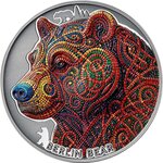 Pièce de monnaie en Argent 2000 Francs g 62.2 (2 oz) Millésime 2026 Patterns of the World BERLIN BEAR