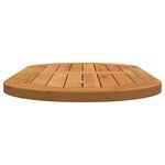 vidaXL Plateau de table Marron 80 x 40 x 2 cm Bois d'acacia massif